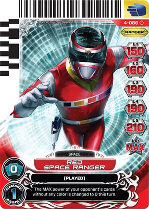 Red Space Ranger 086